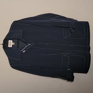 Talbots navy lined jacket M Gorpcore Chor Style